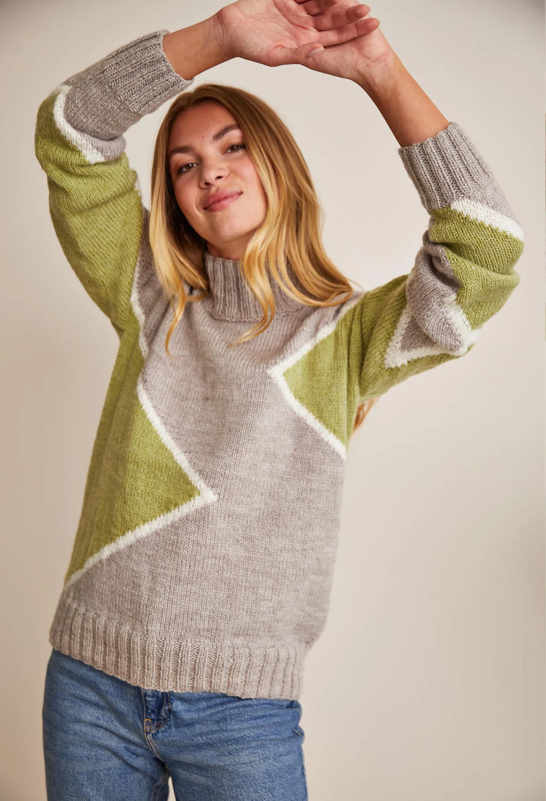 Bergère de France Canada - Beatrice geometric jacquard sweater