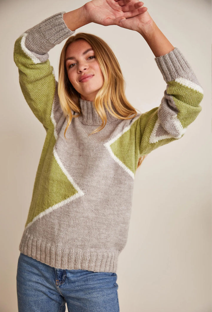 Bergère de France Canada - Beatrice geometric jacquard sweater