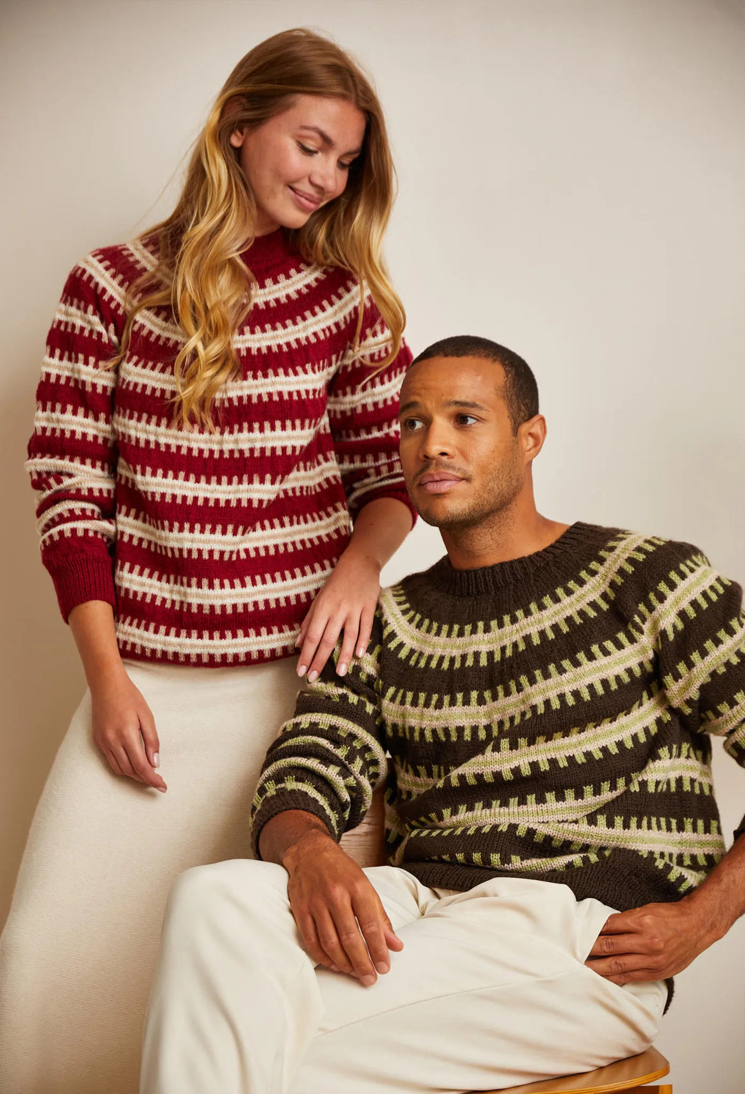 Bergère de France Canada - Benjamin jacquard yoke sweater