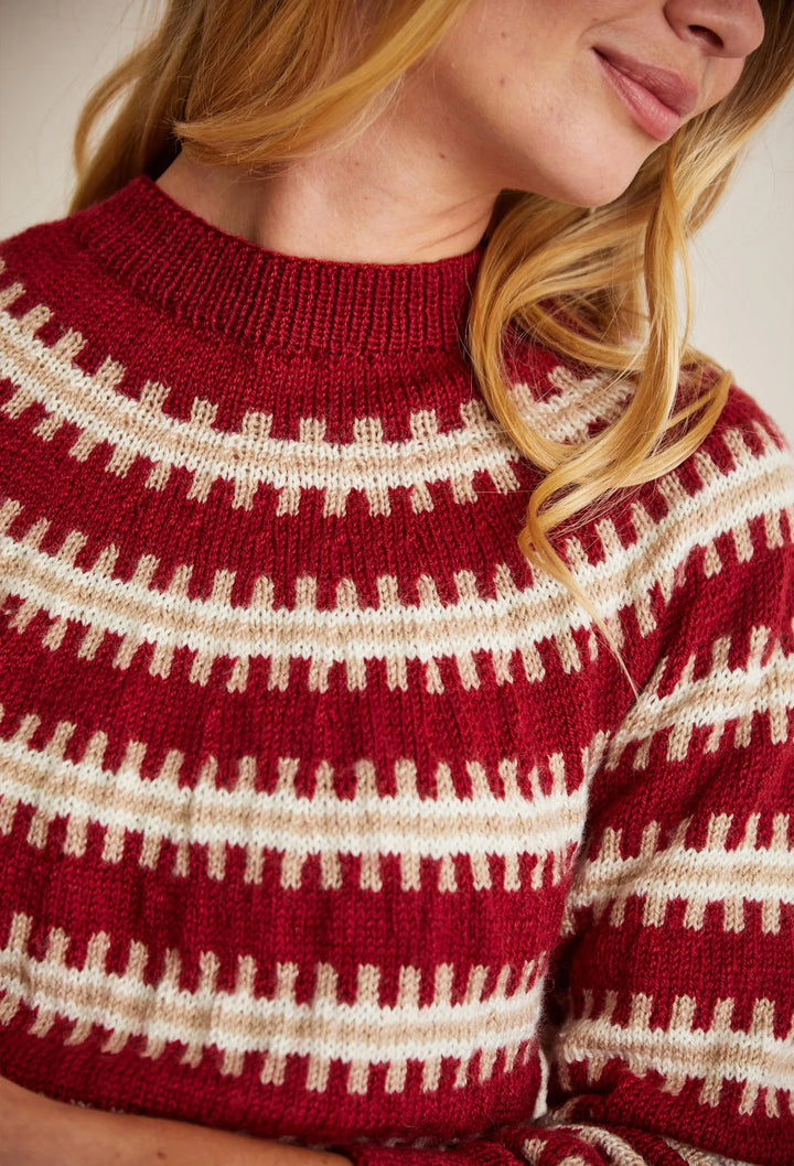 Bergère de France Canada - Isabella jacquard yoke sweater