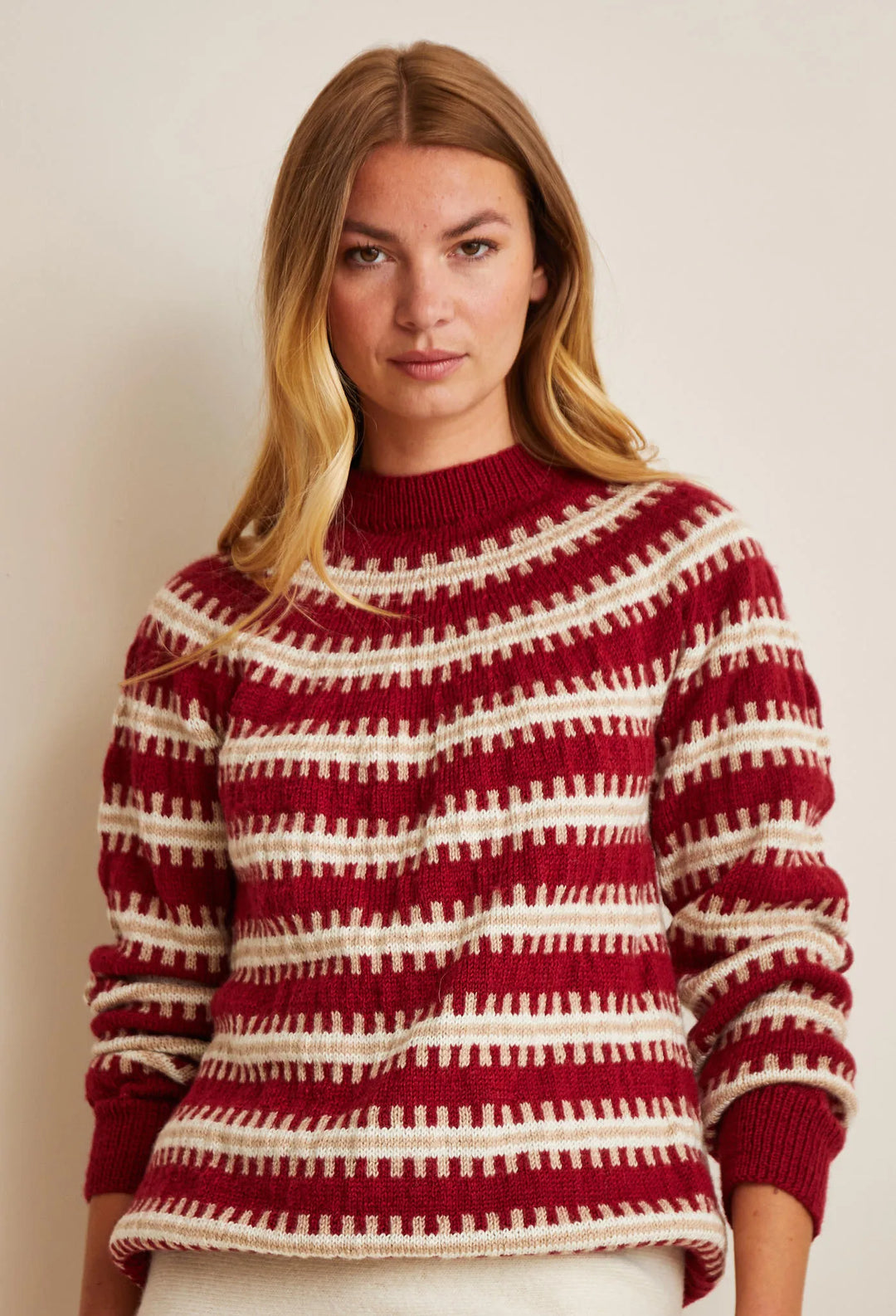 Bergère de France Canada - Isabella jacquard yoke sweater