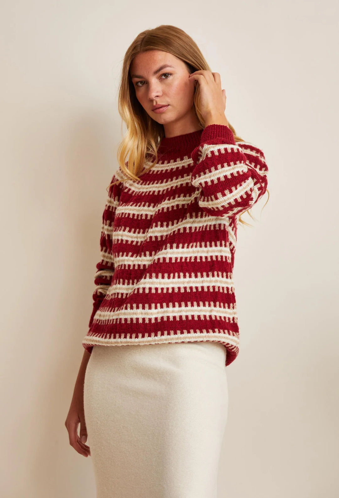 Bergère de France Canada - Isabella jacquard yoke sweater