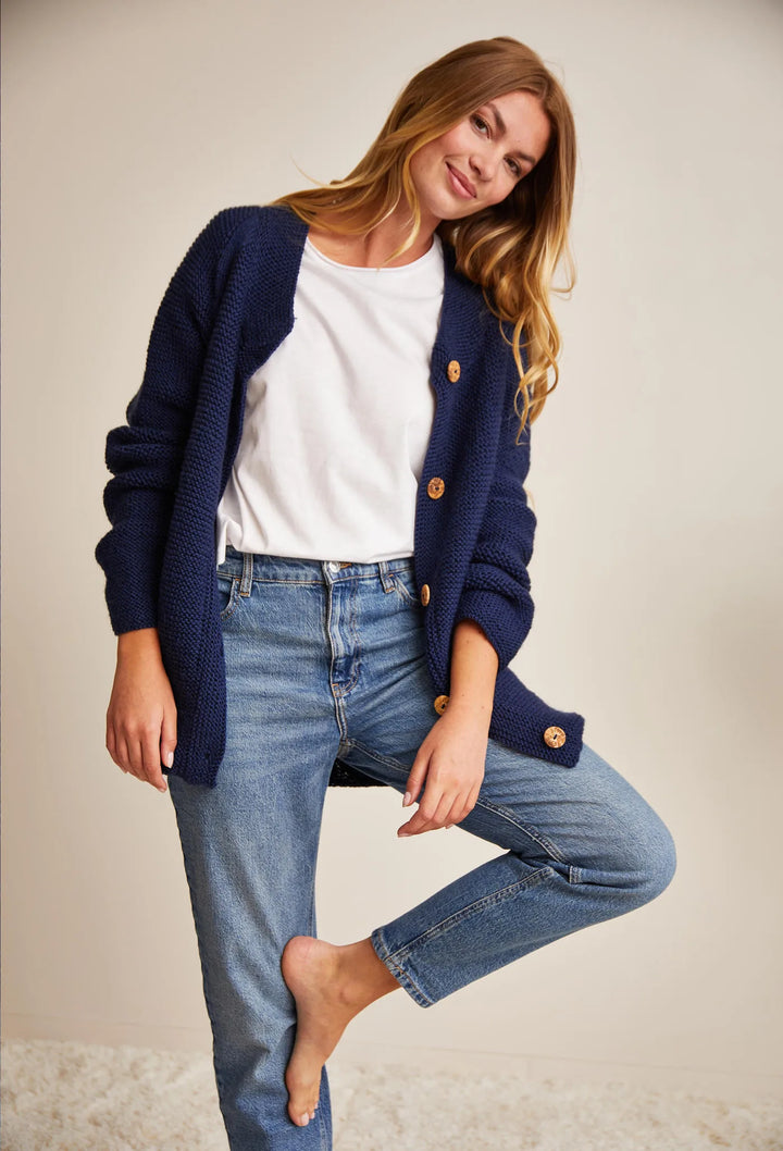 Bergère de France Canada - Dalhia garter stitch raglan cardigan