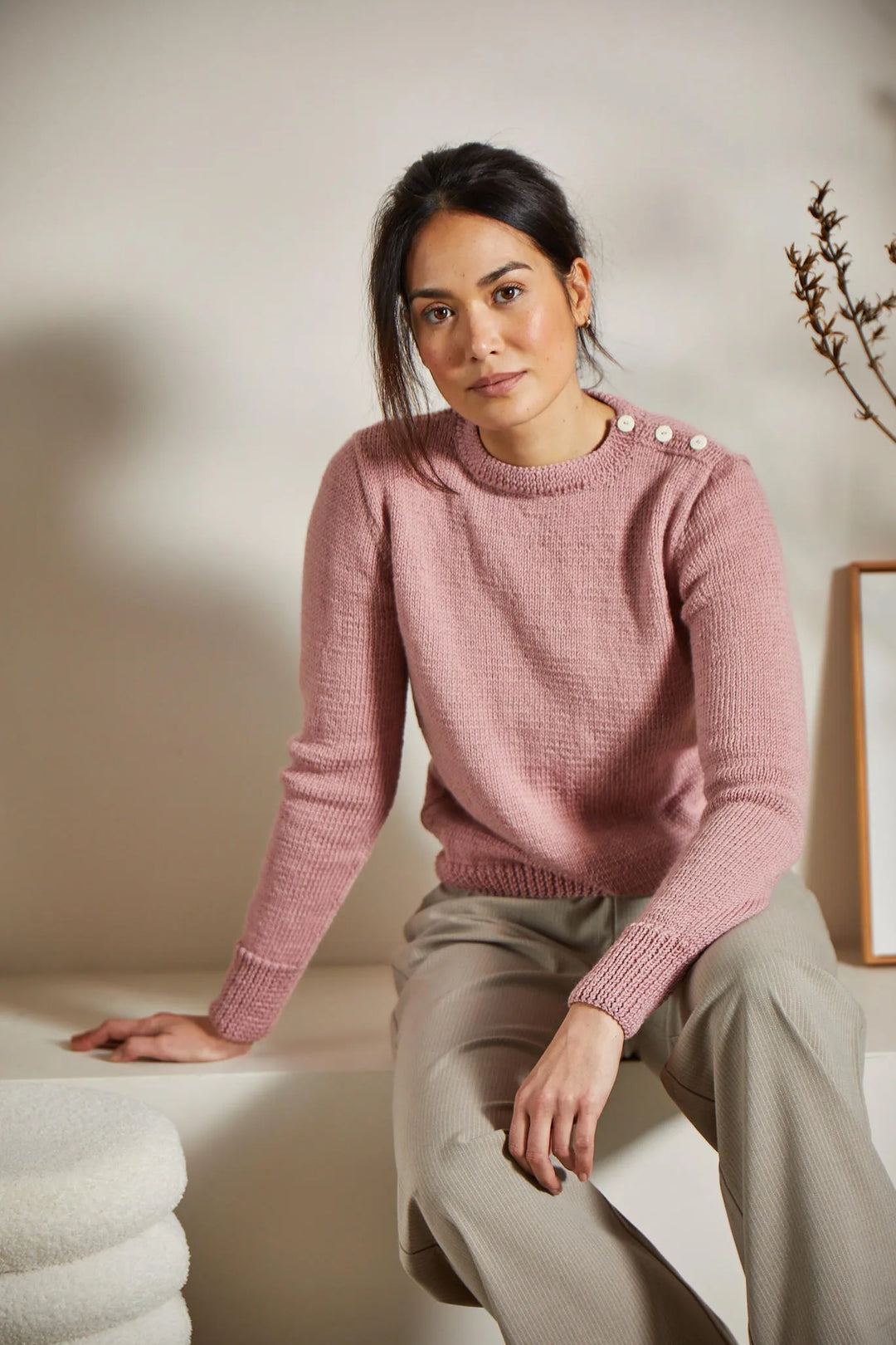 Bergère de France Canada - Marie buttoned shoulder sweater