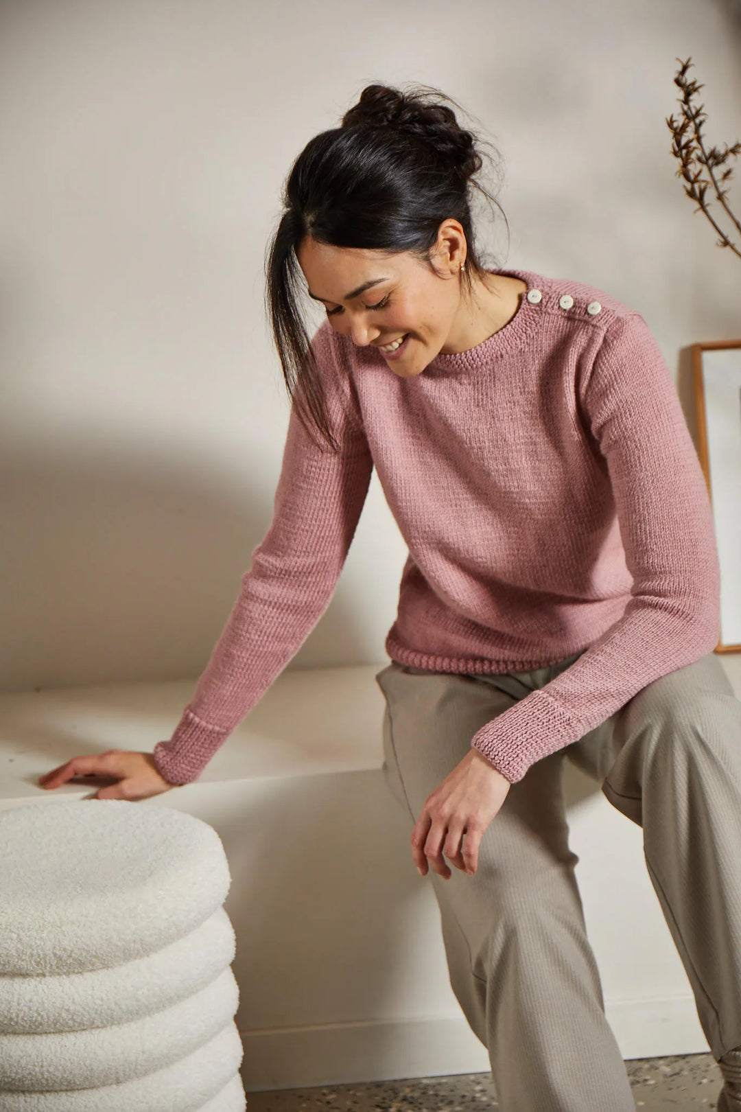 Bergère de France Canada - Marie buttoned shoulder sweater