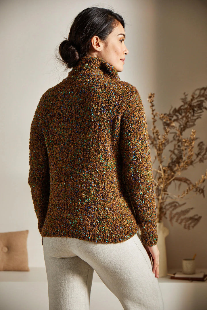 Bergère de France Canada - Maud zip - up polo neck sweater