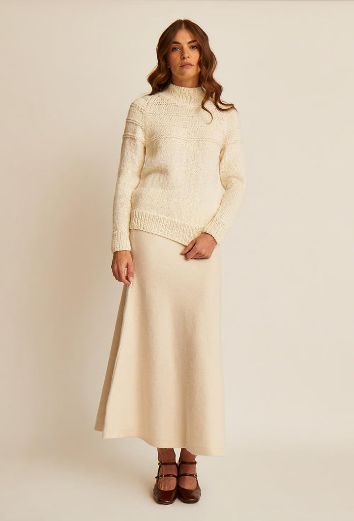 Rose Fancy Raglan Sweater