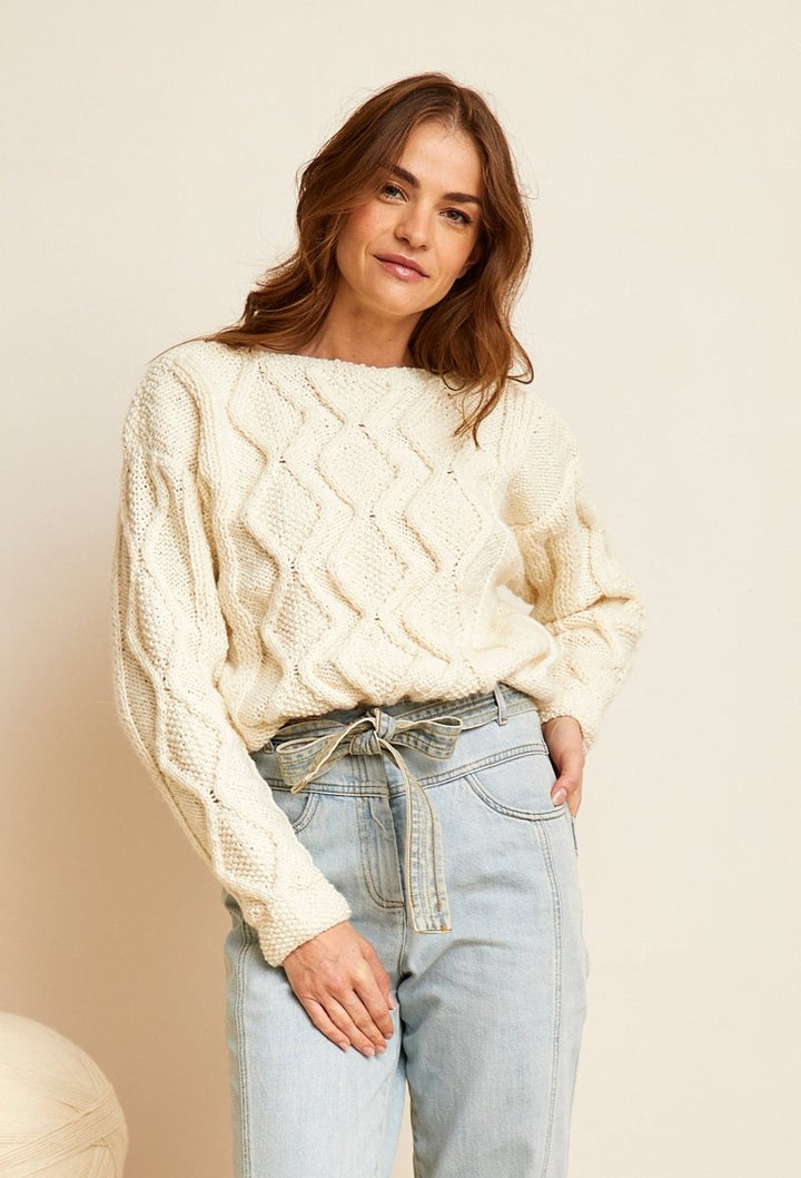 Bergère de France Canada - Roxane Long Cable - Knit Sweater