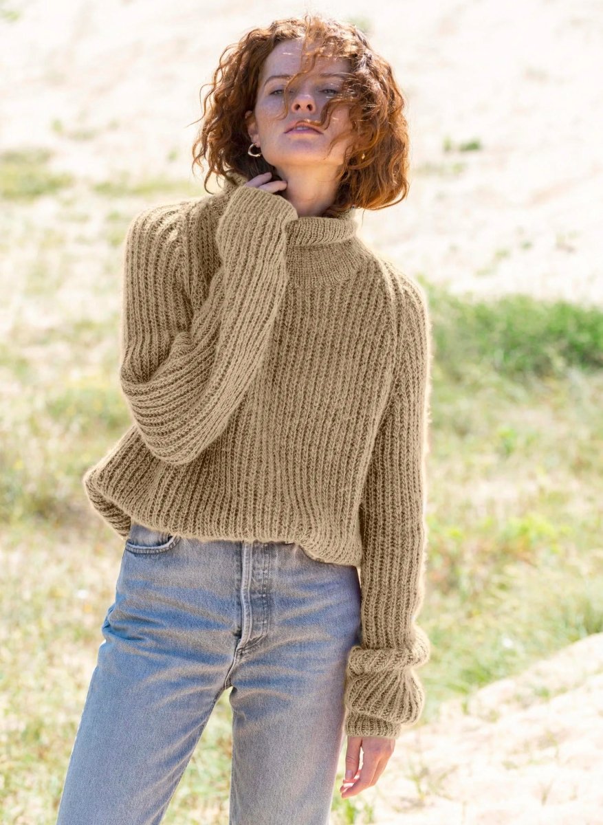 Bergère de France Canada - Carla English rib raglan sweater