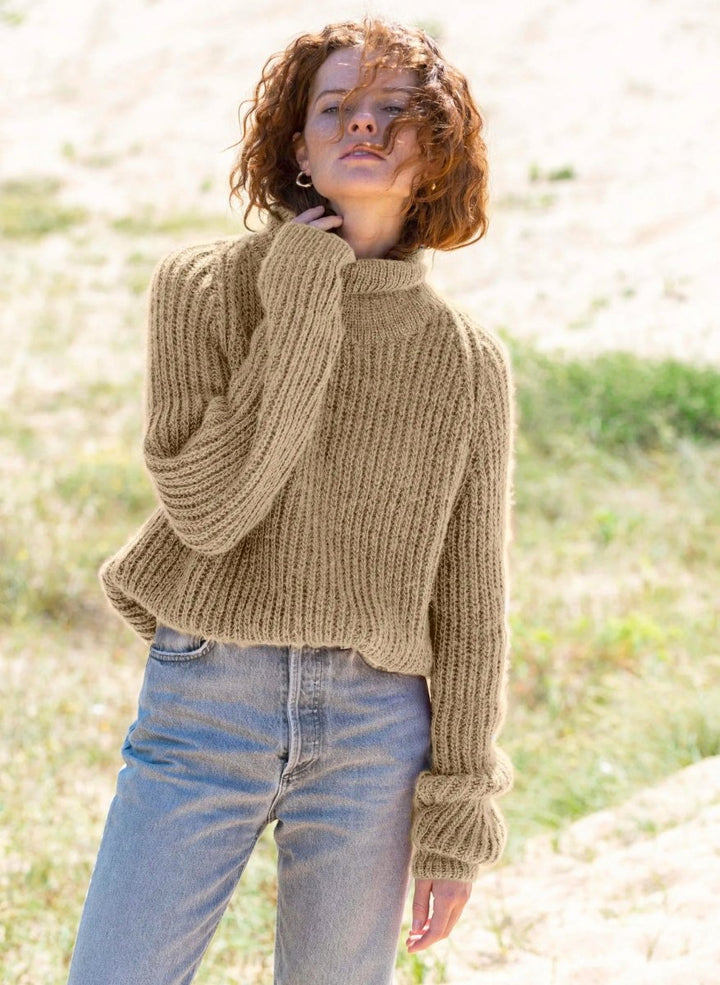 Bergère de France Canada - Carla English rib raglan sweater