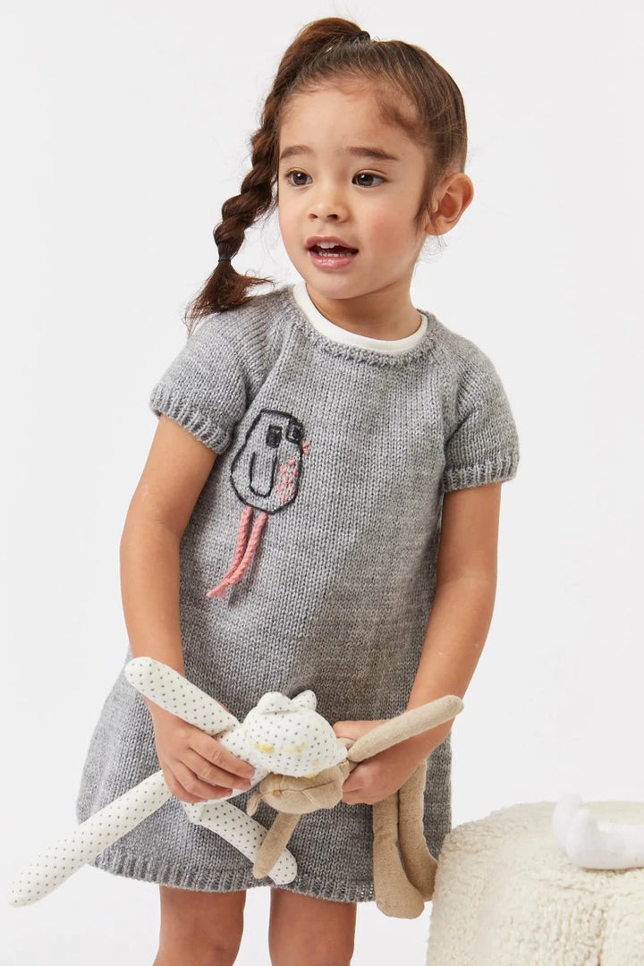 Bergère de France Canada - Bileaa short - sleeved embroidered dress