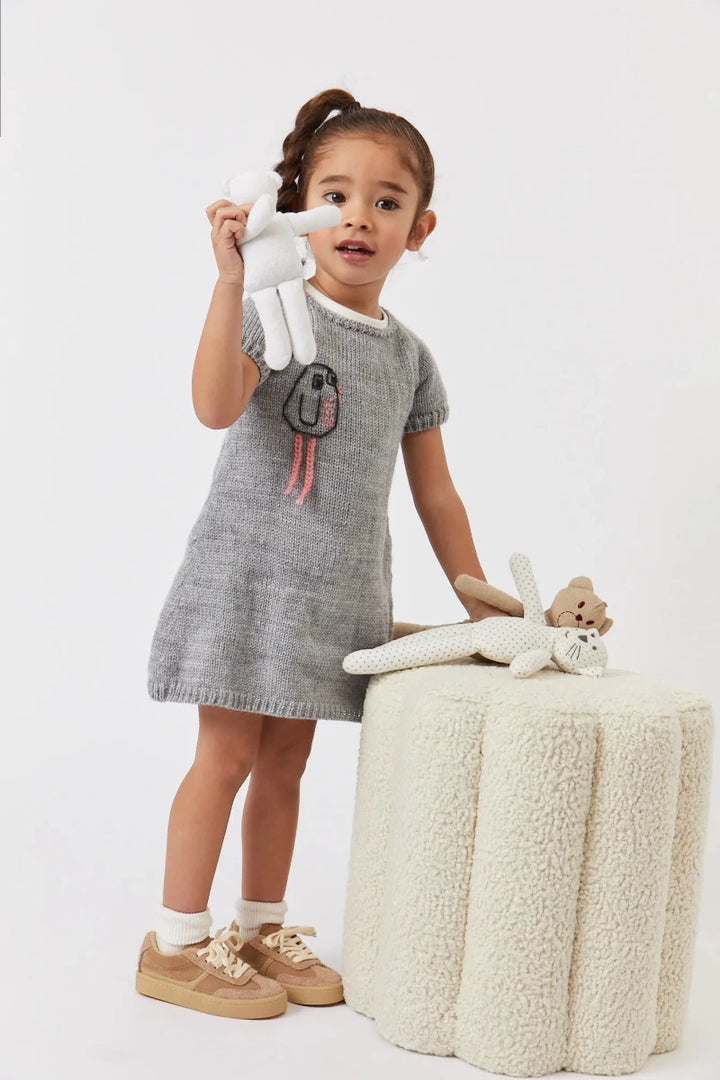 Bergère de France Canada - Bileaa short - sleeved embroidered dress
