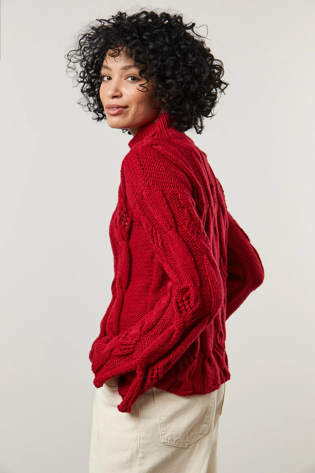 Bergère de France Canada - Sienna Openwork Cable Sweater