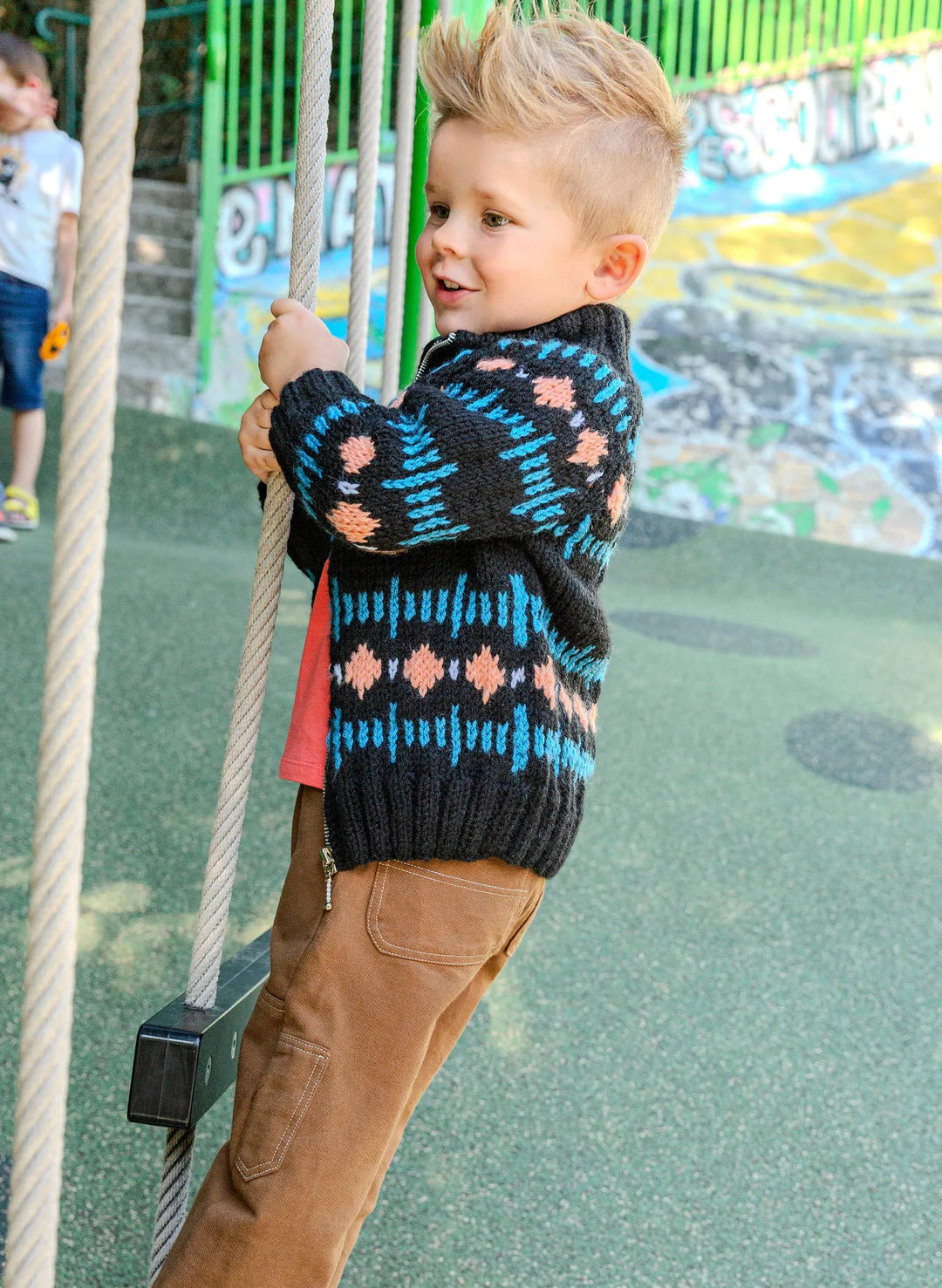 Bergère de France Canada - Simon jacquard zip - up vest