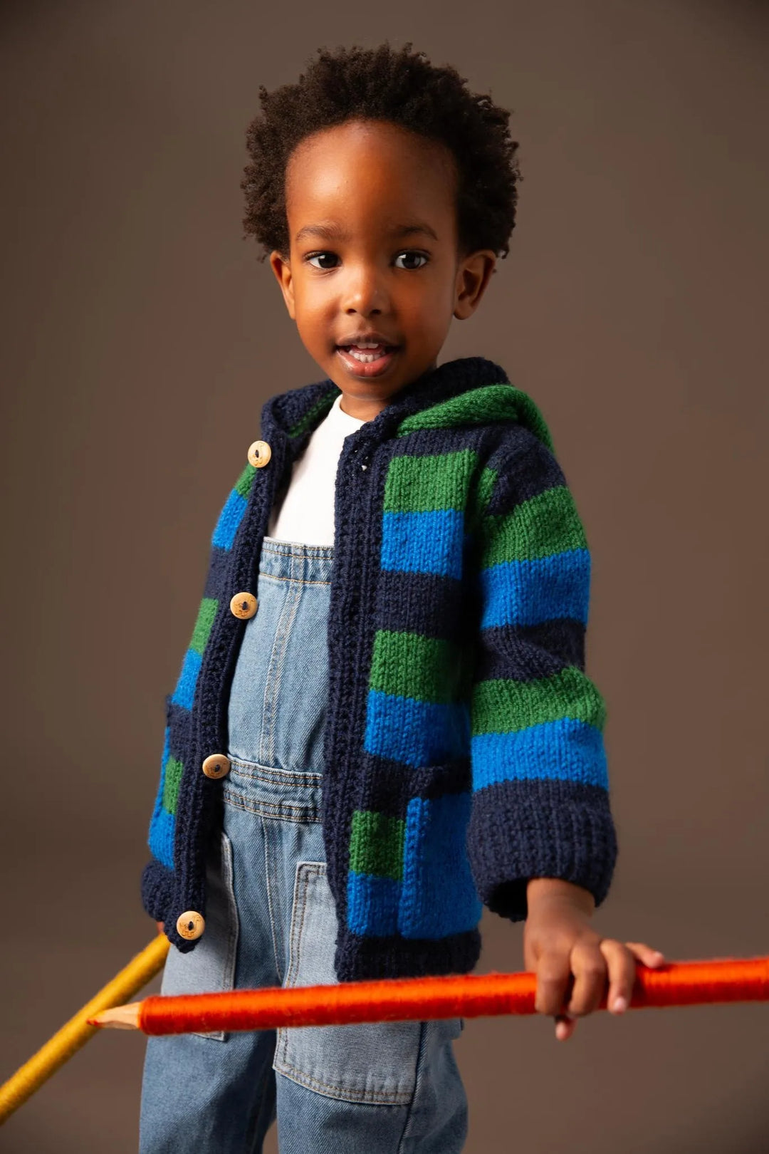 Bergère de France Canada - Simon striped hooded jacket