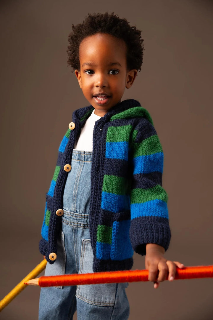 Bergère de France Canada - Simon striped hooded jacket