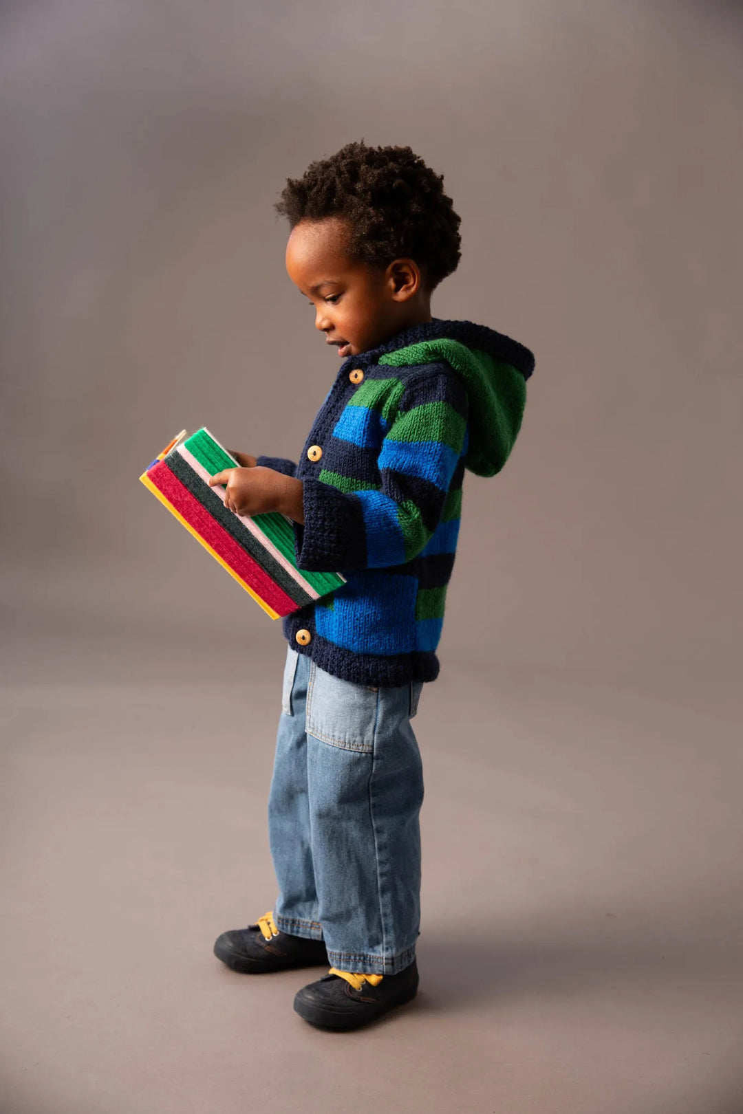 Bergère de France Canada - Simon striped hooded jacket