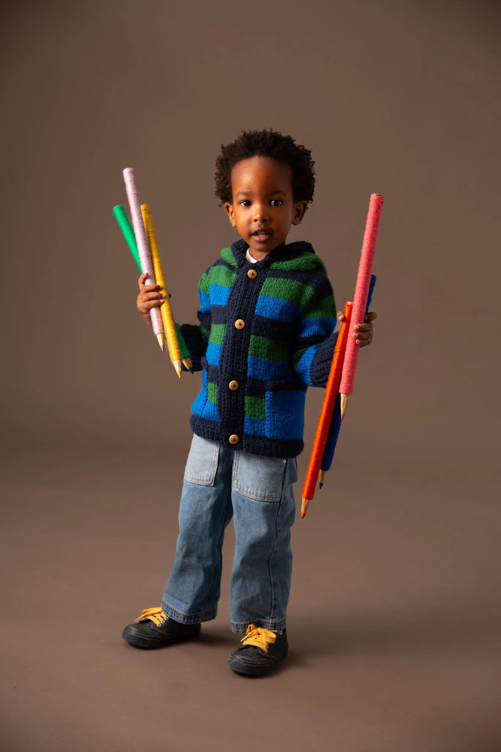 Bergère de France Canada - Simon striped hooded jacket