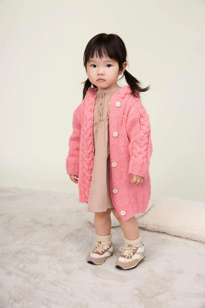 Bergère de France Canada - Stella cable knit coat with hood