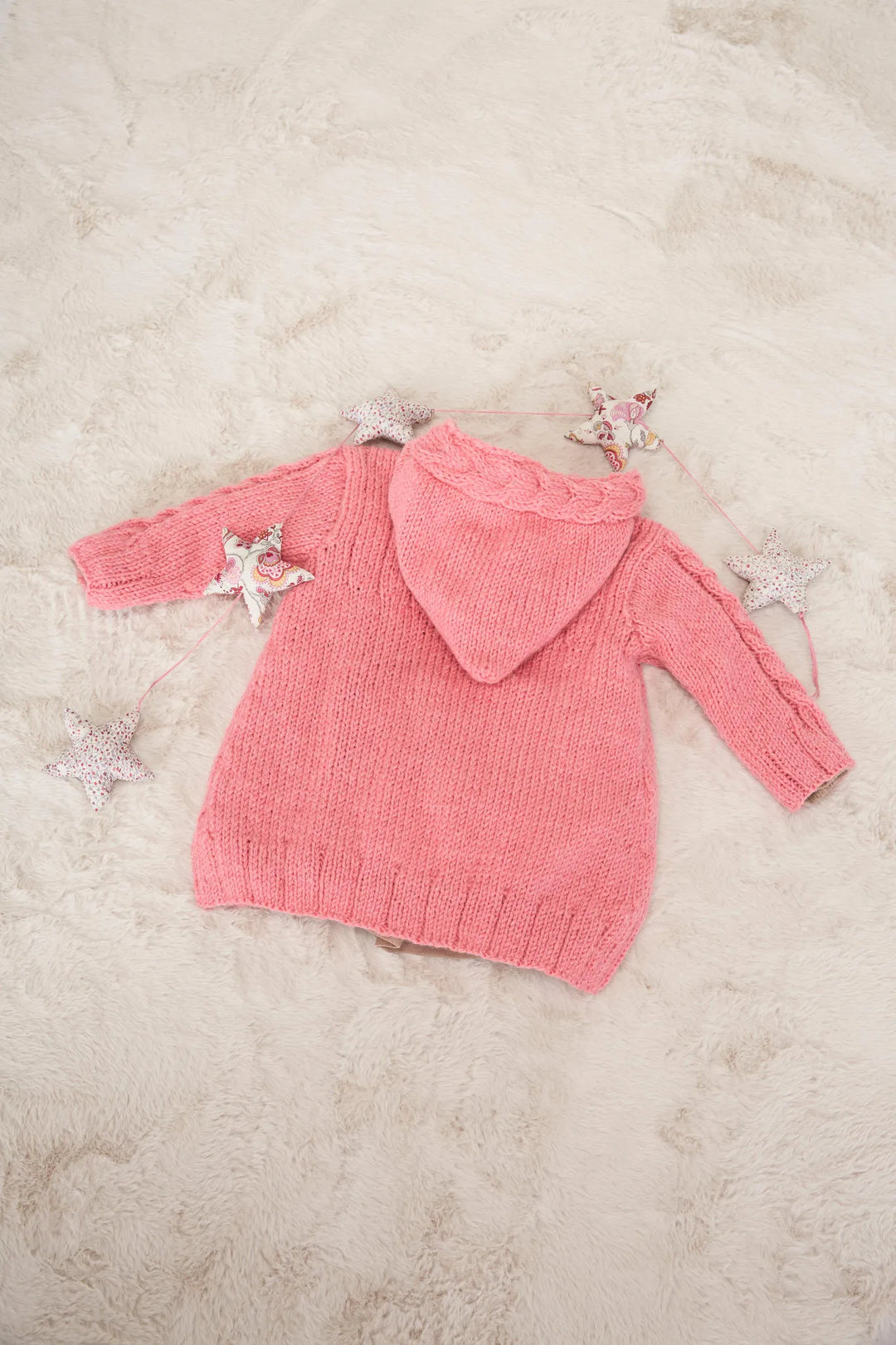 Bergère de France Canada - Stella cable knit coat with hood