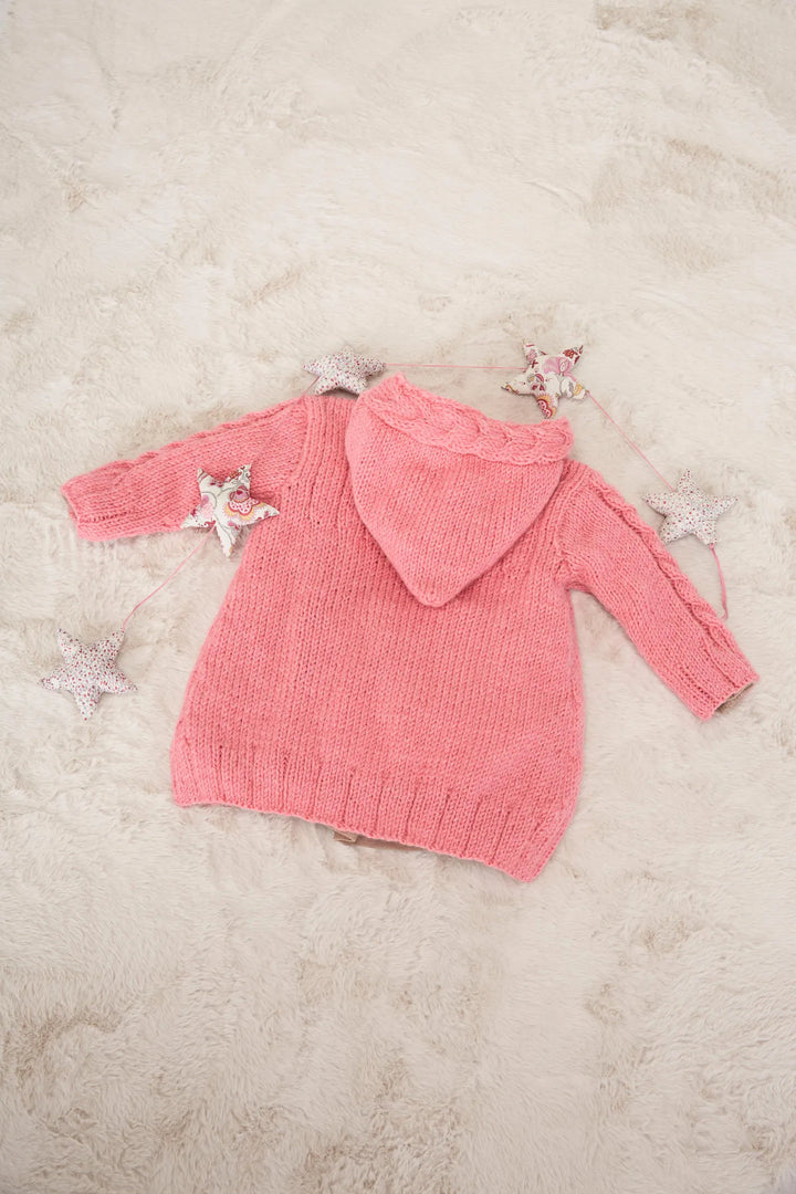 Bergère de France Canada - Stella cable knit coat with hood