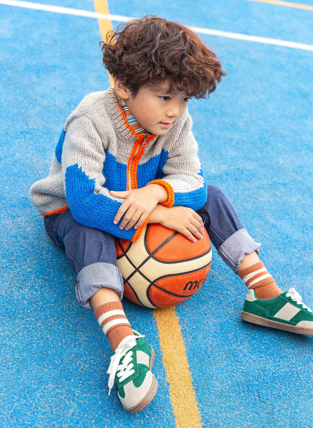 Bergère de France Canada - Sully tricolor zip - up vest