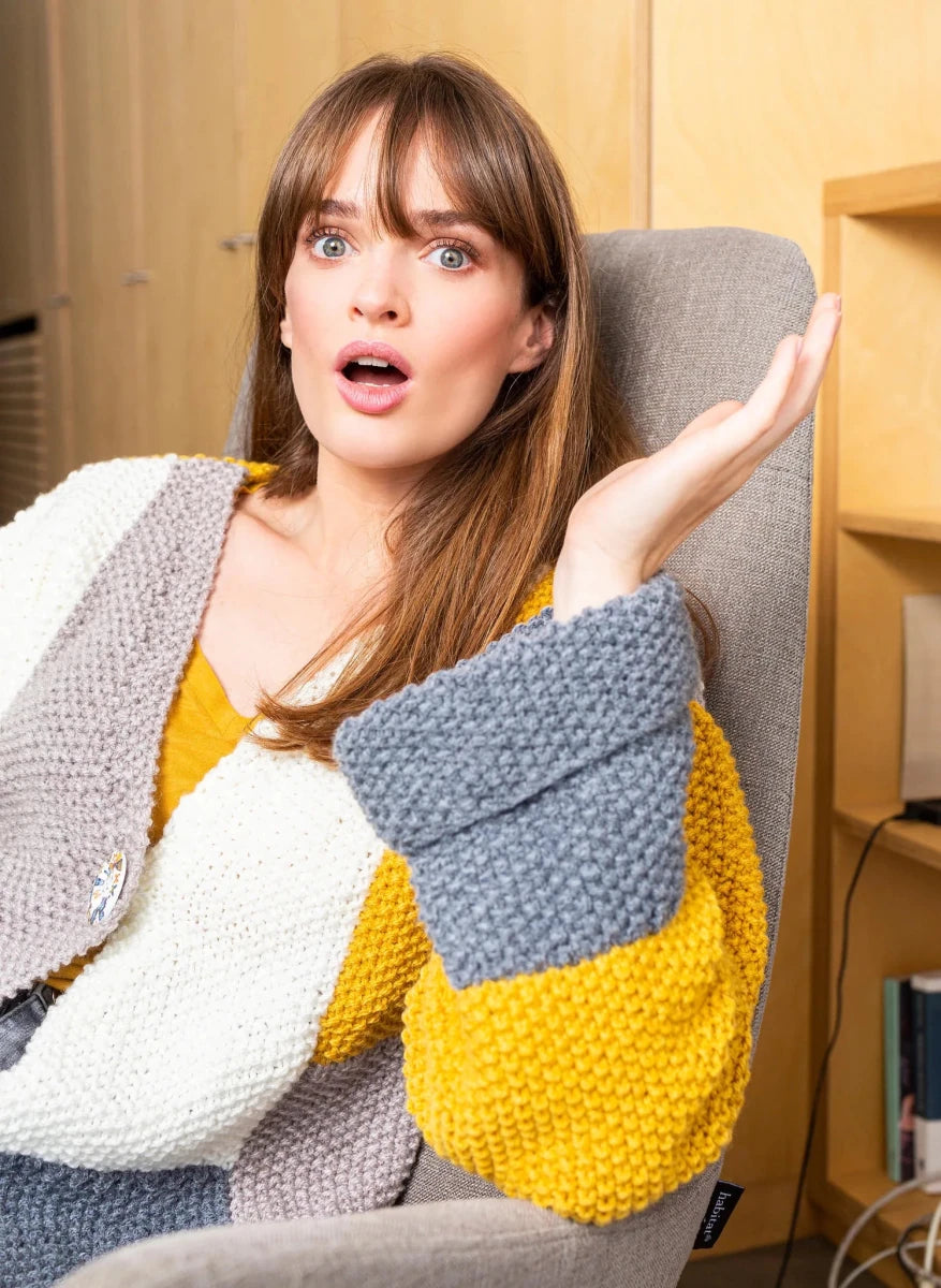 Bergère de France Canada - Oversized patchwork jacket