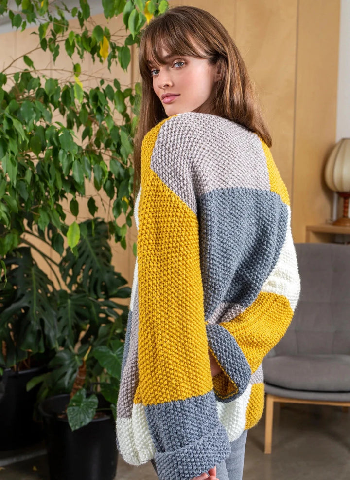 Bergère de France Canada - Oversized patchwork jacket