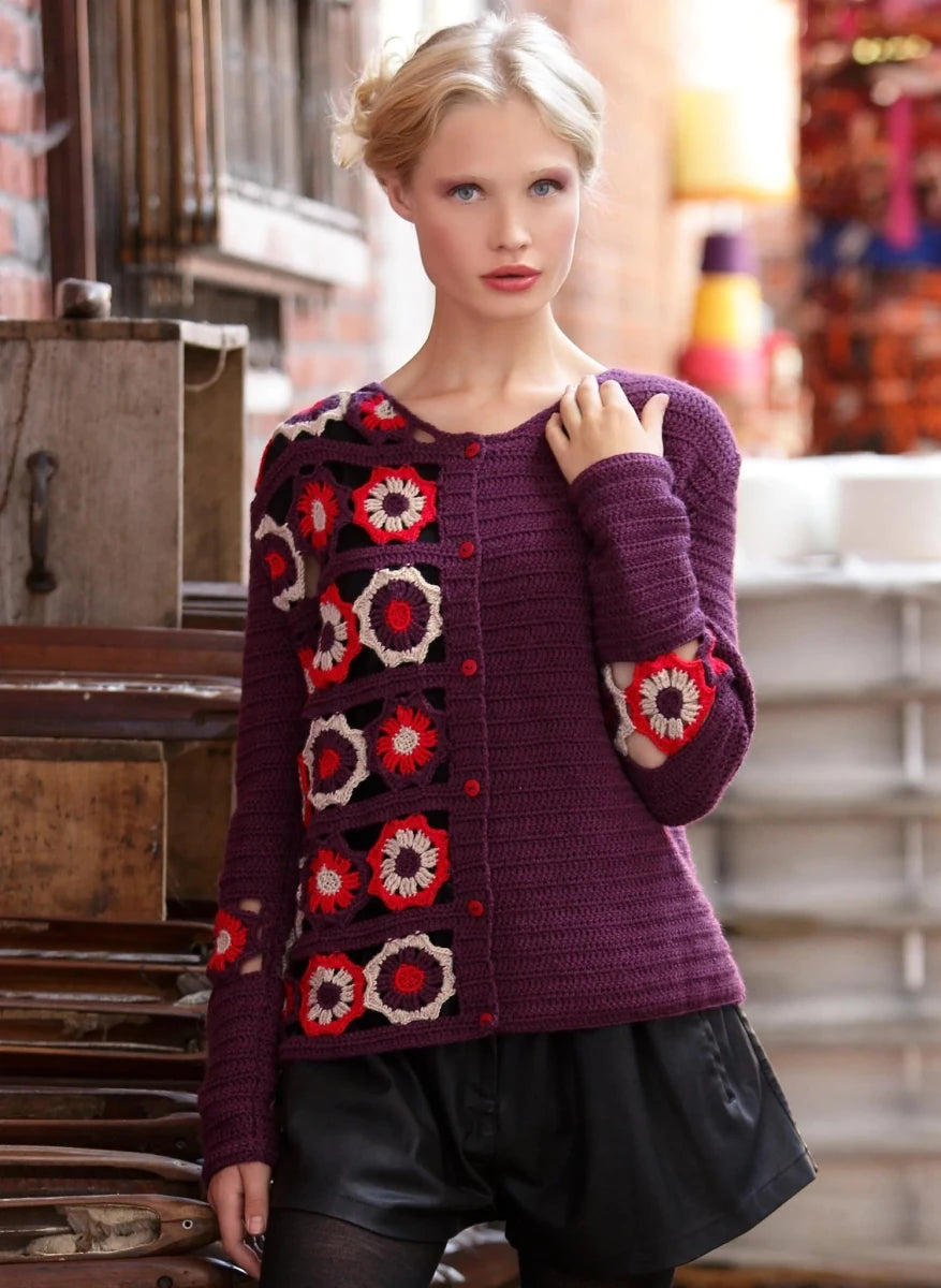 Bergère de France Canada - Indiana Crochet Cardigan