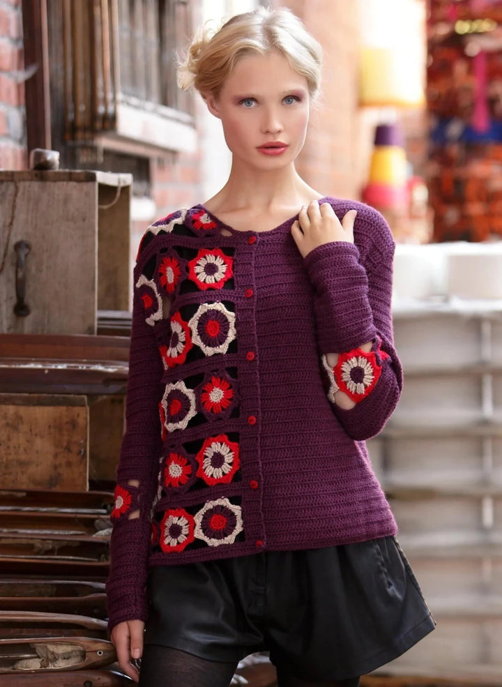 Bergère de France Canada - Indiana Crochet Cardigan