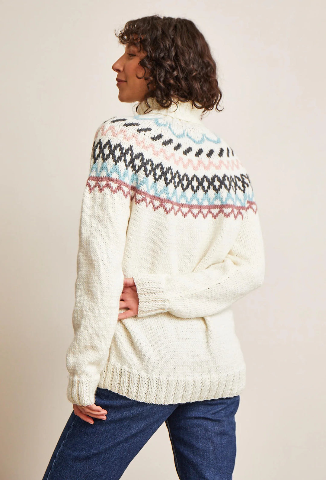 Bergère de France Canada - Daphne jacquard yoke sweater