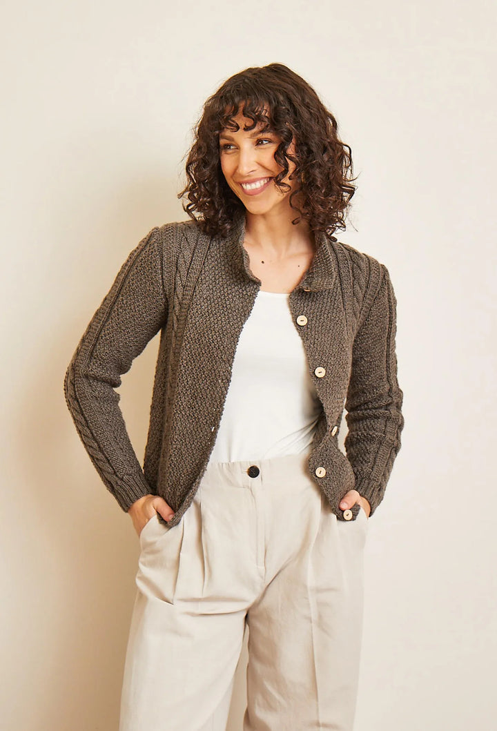 Bergère de France Canada - Isaline cable - knit cardigan