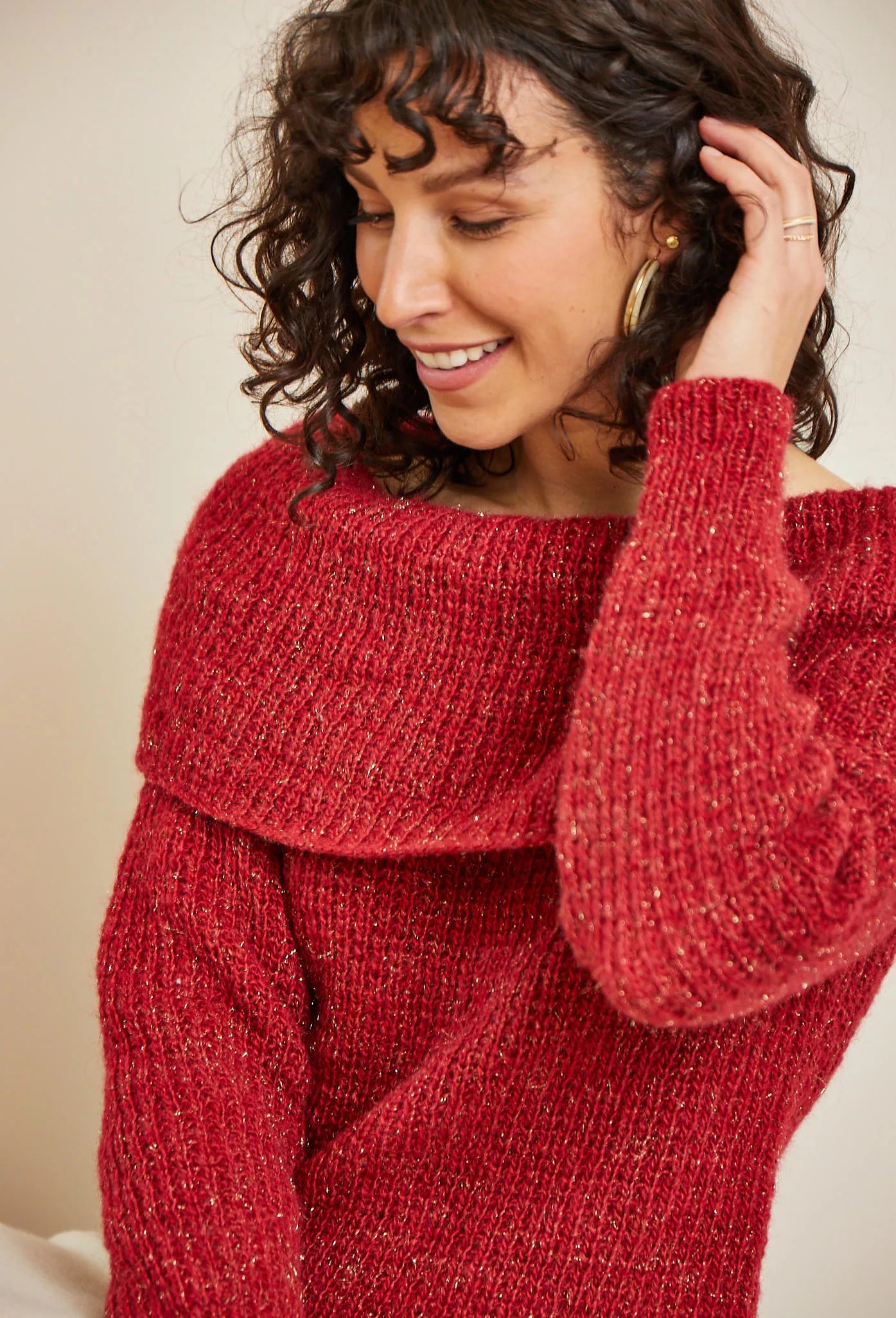 Bergère de France Canada - Leonie off - the - shoulder sweater