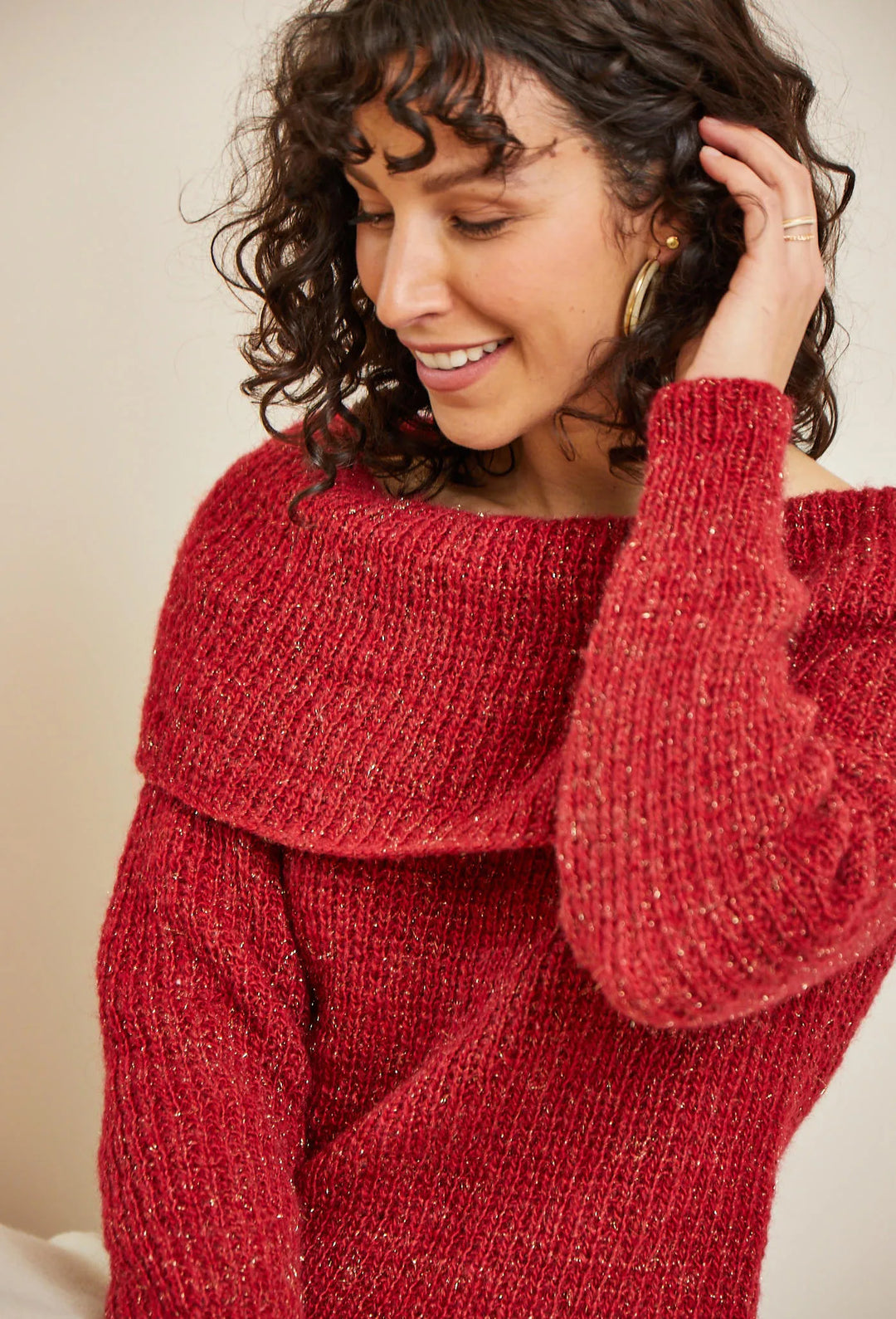 Bergère de France Canada - Leonie off - the - shoulder sweater