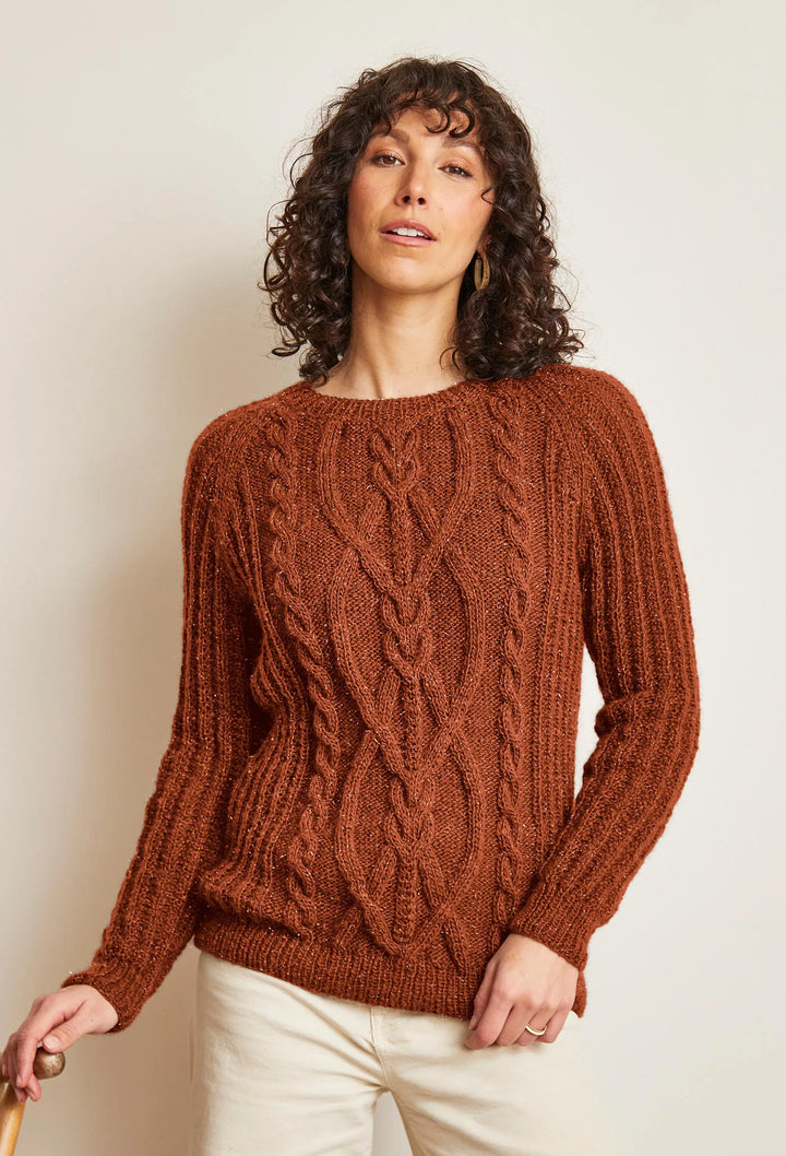 Bergère de France Canada - Lilou cable - knit raglan sweater