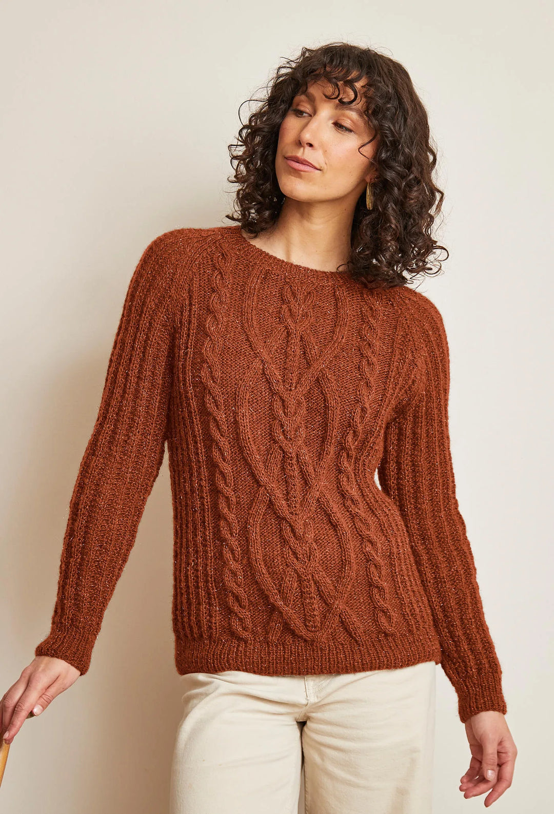 Bergère de France Canada - Lilou cable - knit raglan sweater