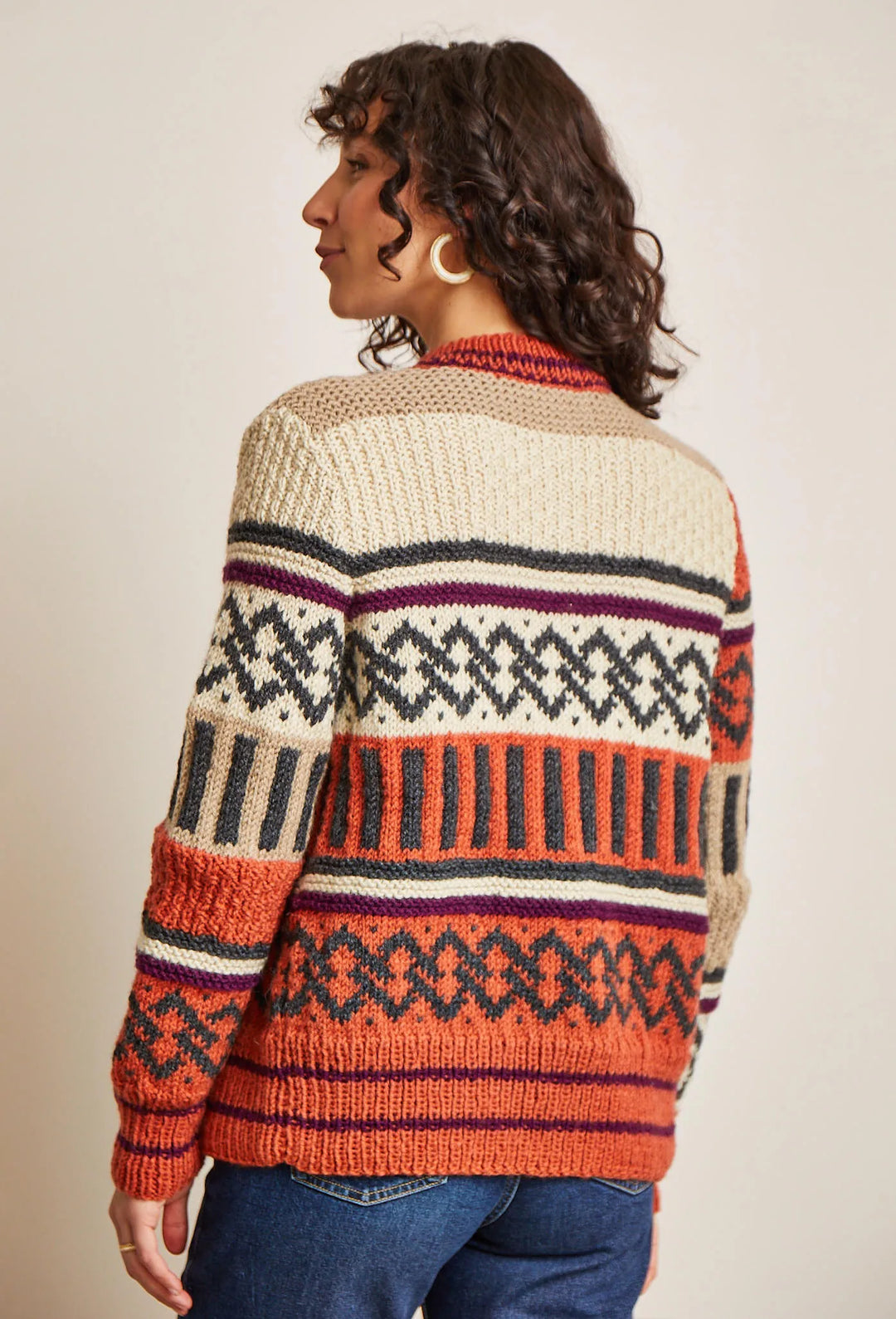 Bergère de France Canada - Salomé jacquard and fancy stitch cardigan